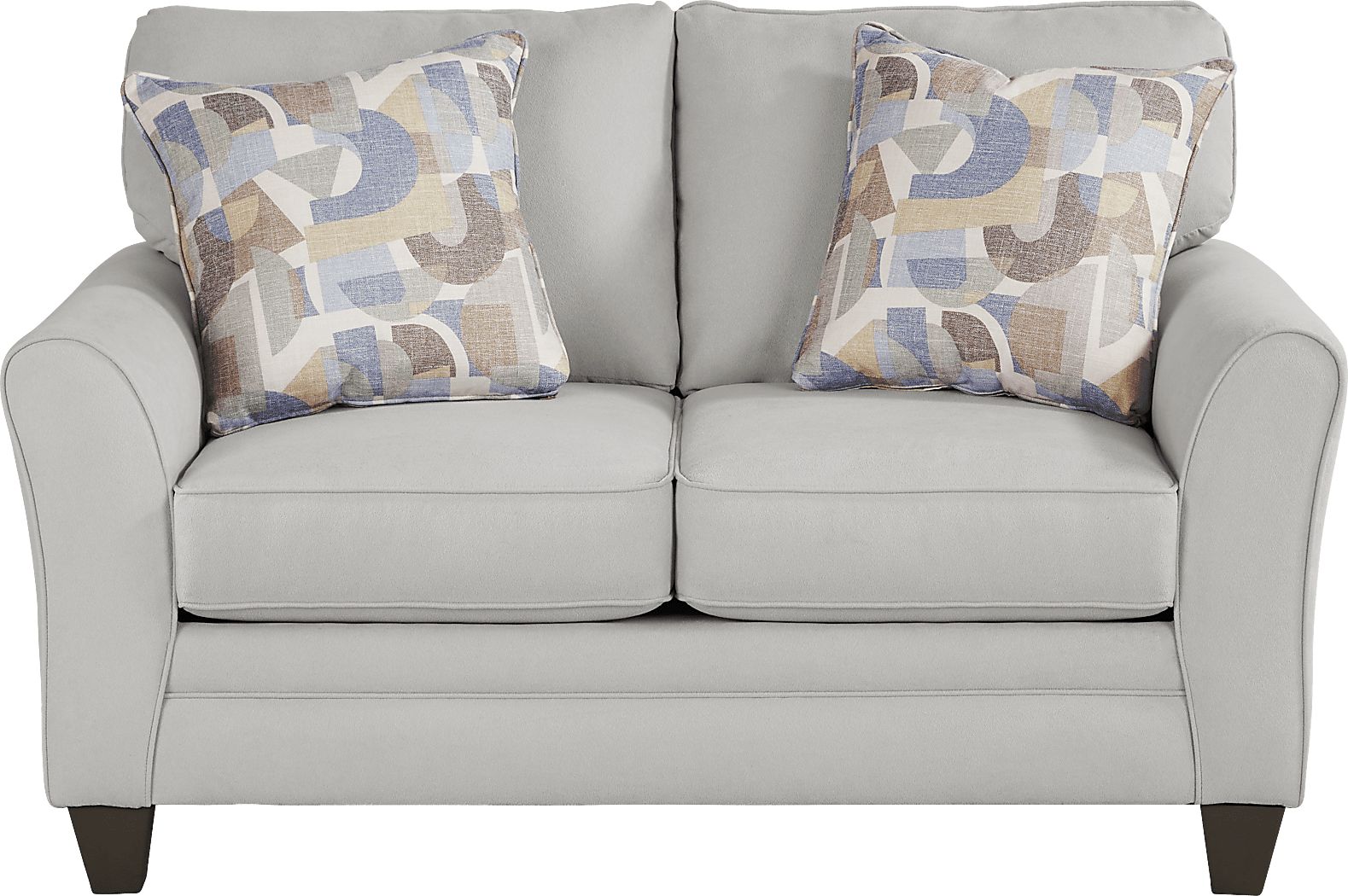 Coralville Gray Loveseat