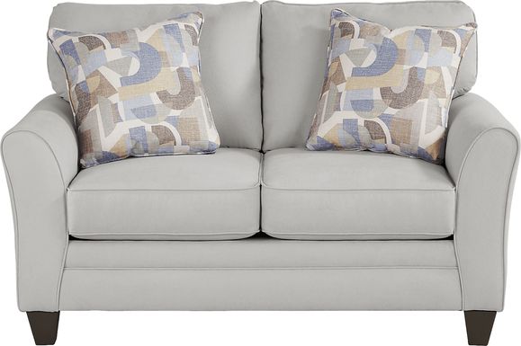Coralville Gray Loveseat