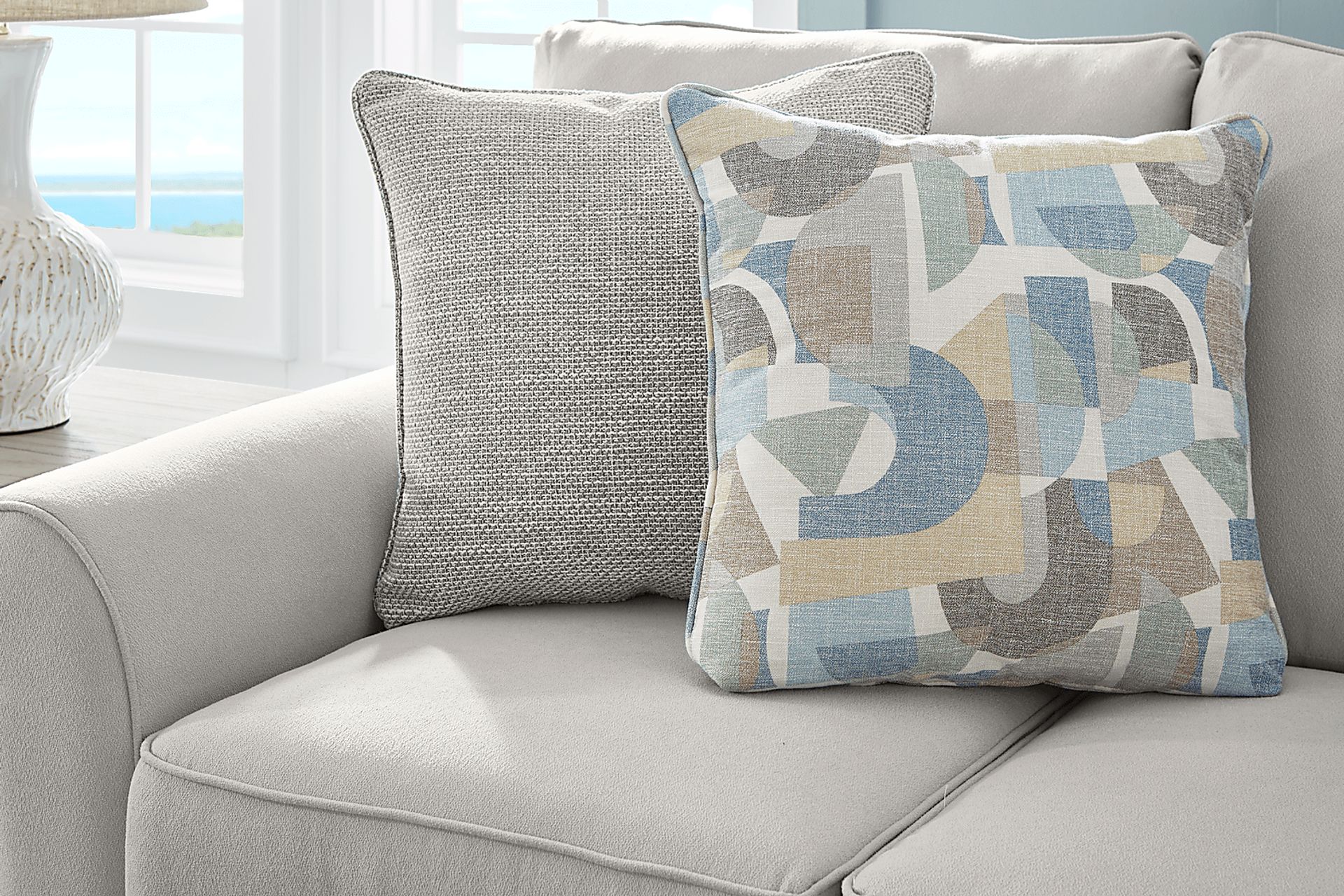 Coralville Gray 5 Pc Living Room - Image 4