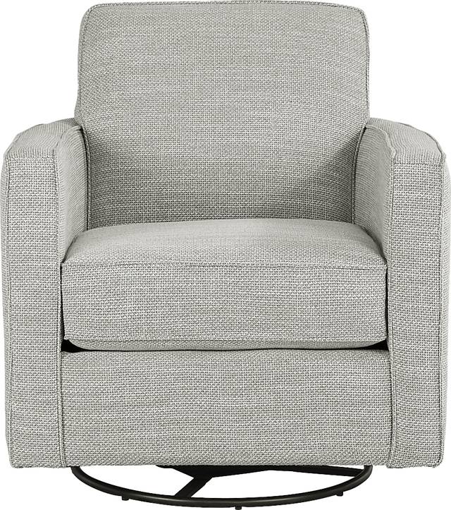 Coralville Gray Swivel Chair - Thumbnail - Image 2