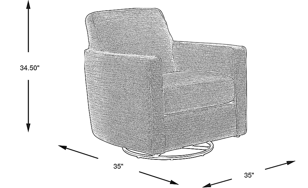 Coralville Rocker Swivel Accent Chair