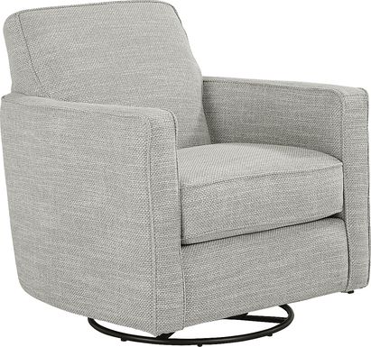 Coralville Gray Swivel Rocker Chair