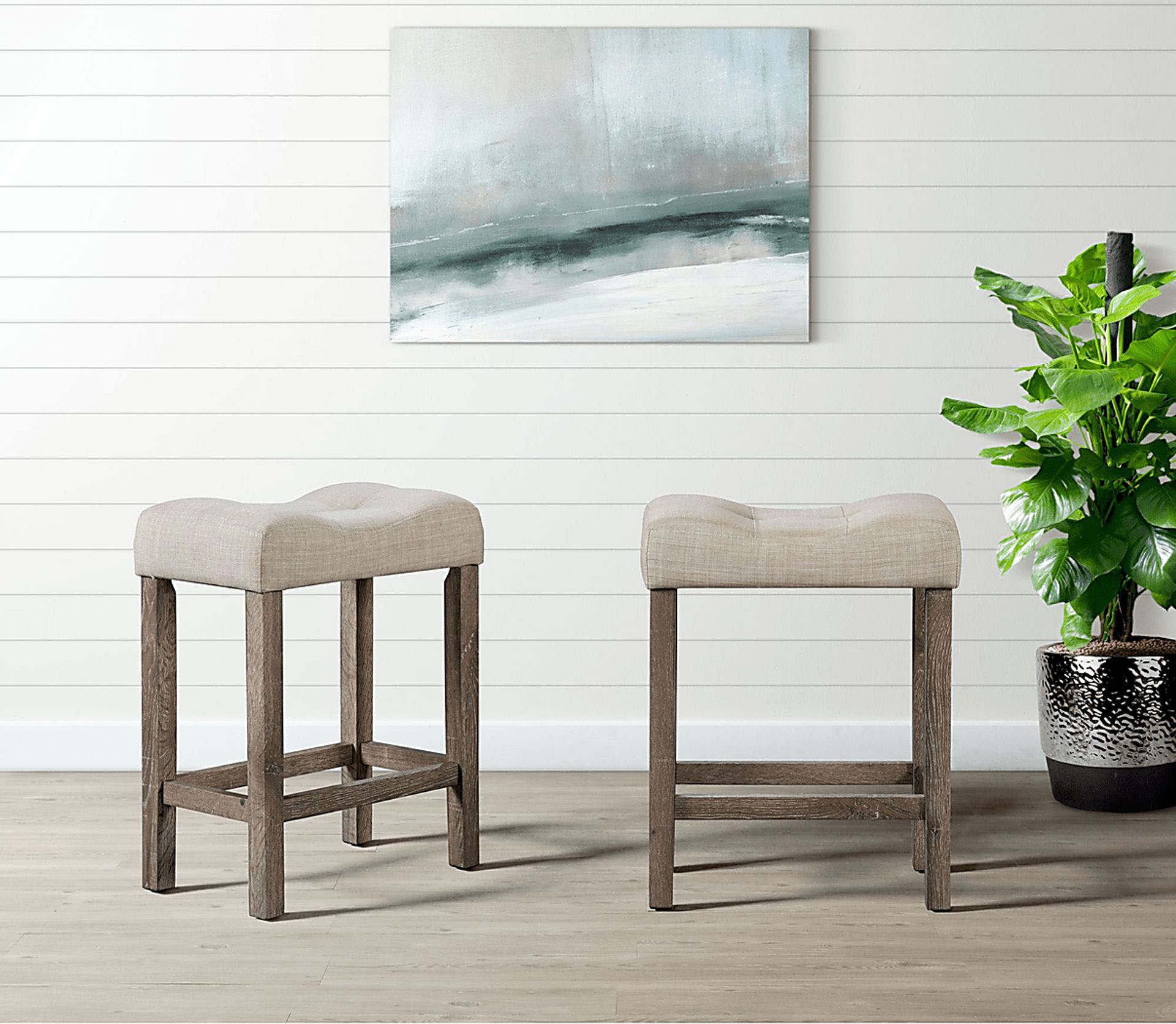 Coralwood Natural Counter Bar Stool Set - Image 2