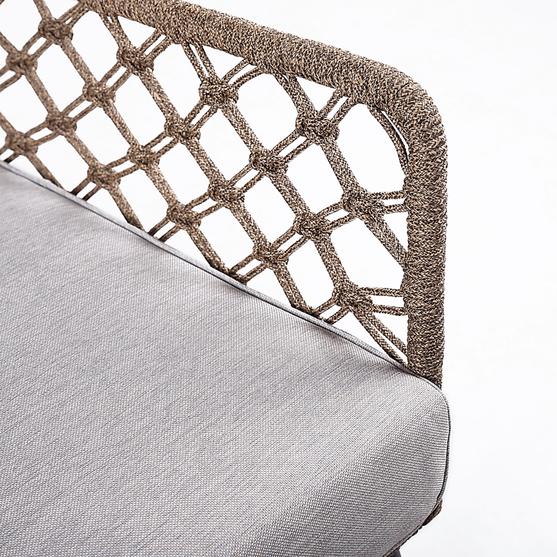 Corann Brown Outdoor Lounge Chair - Image 5