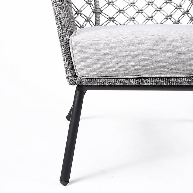Corann Gray Outdoor Lounge Chair - Thumbnail - Image 6