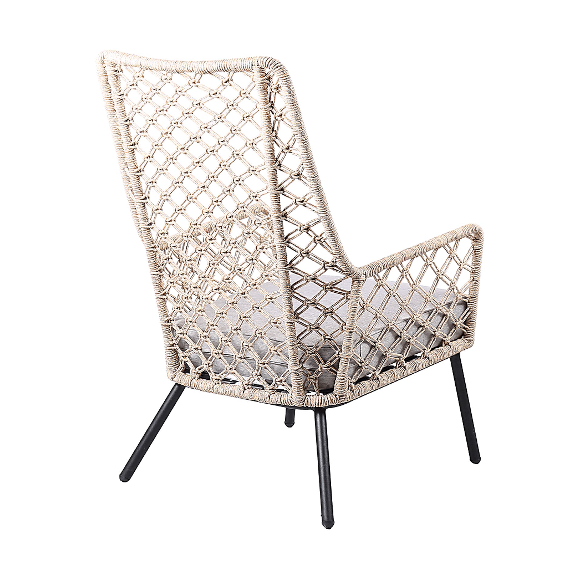 Corann Natural Outdoor Lounge Chair - Image 3