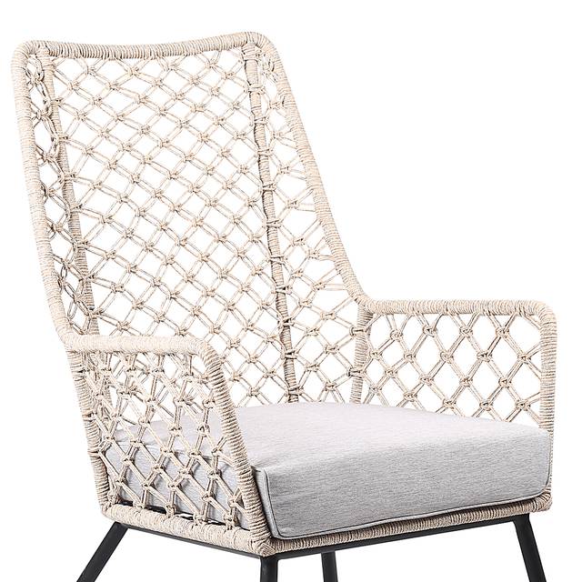 Corann Natural Outdoor Lounge Chair - Thumbnail - Image 4