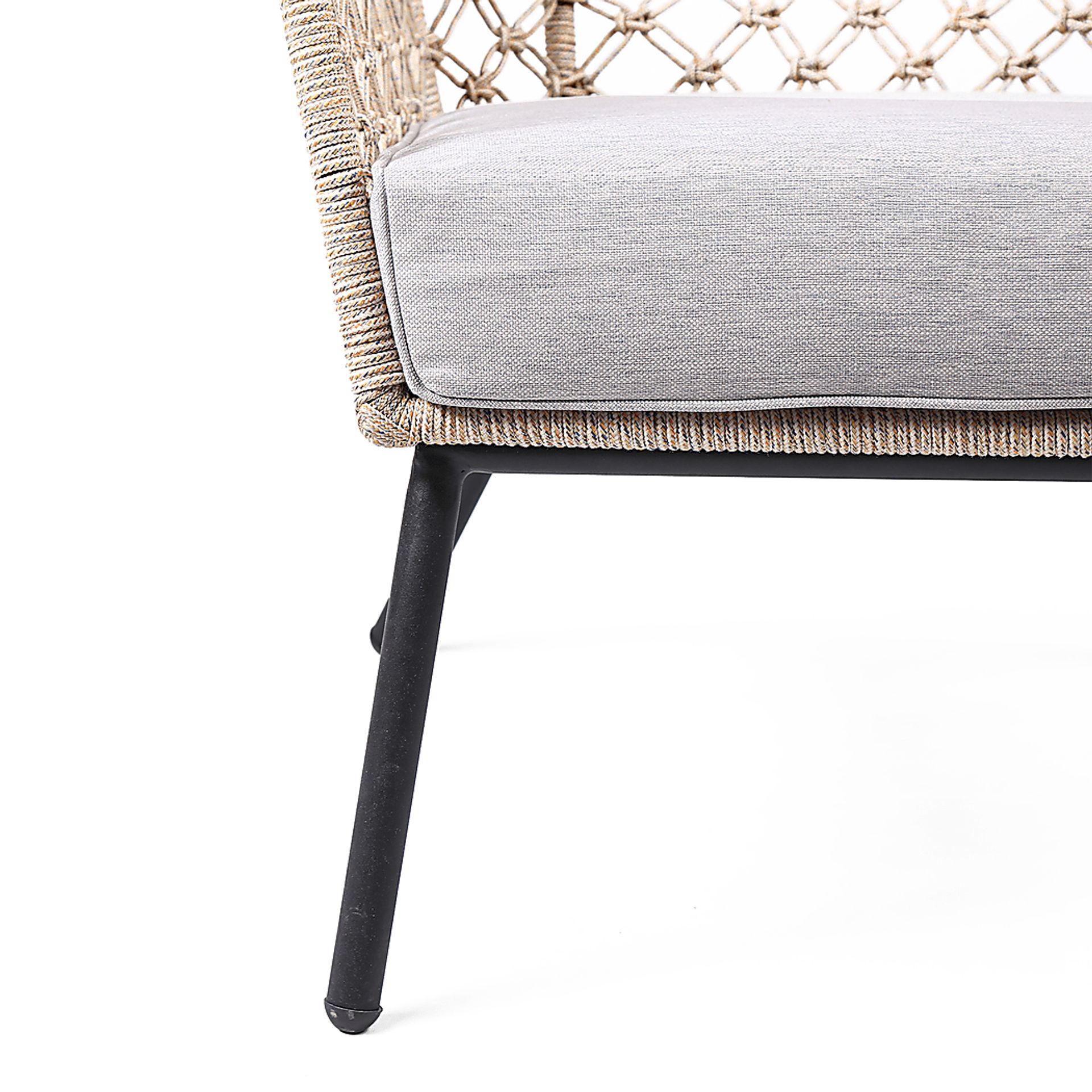 Corann Natural Outdoor Lounge Chair - Image 6