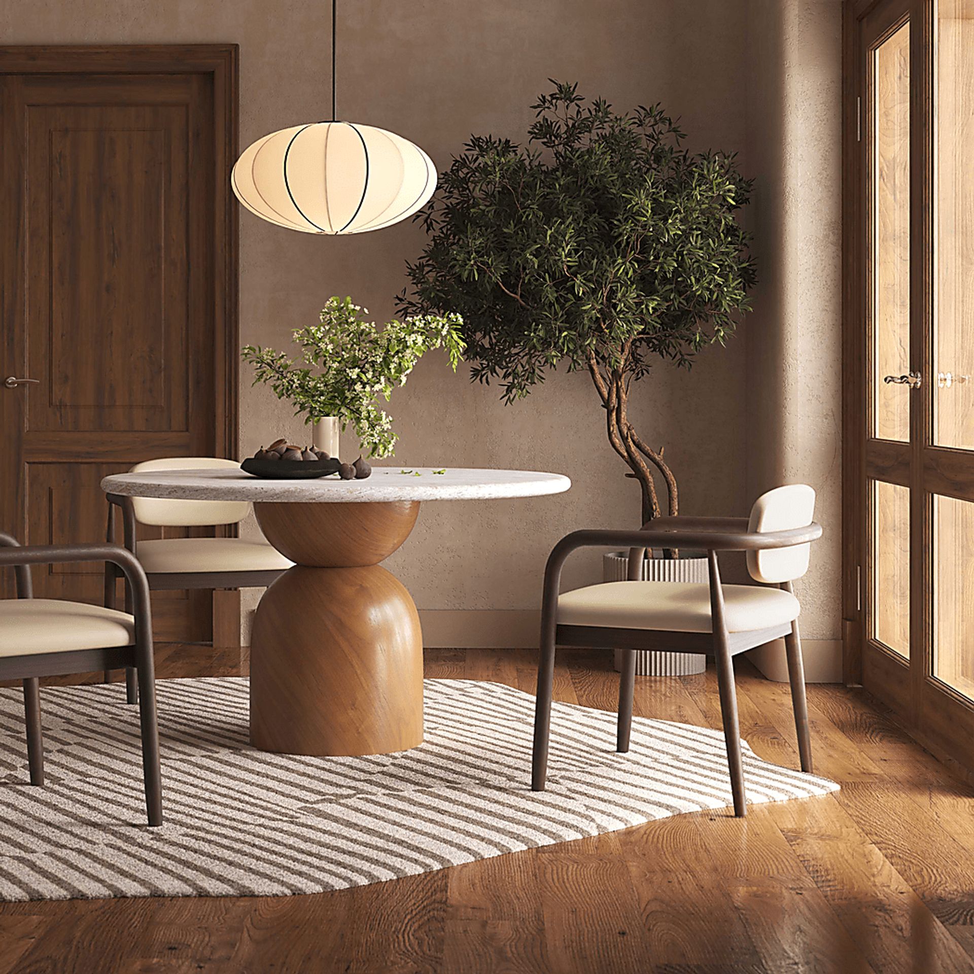 Corbly I Taupe Arm Chair - Image 2