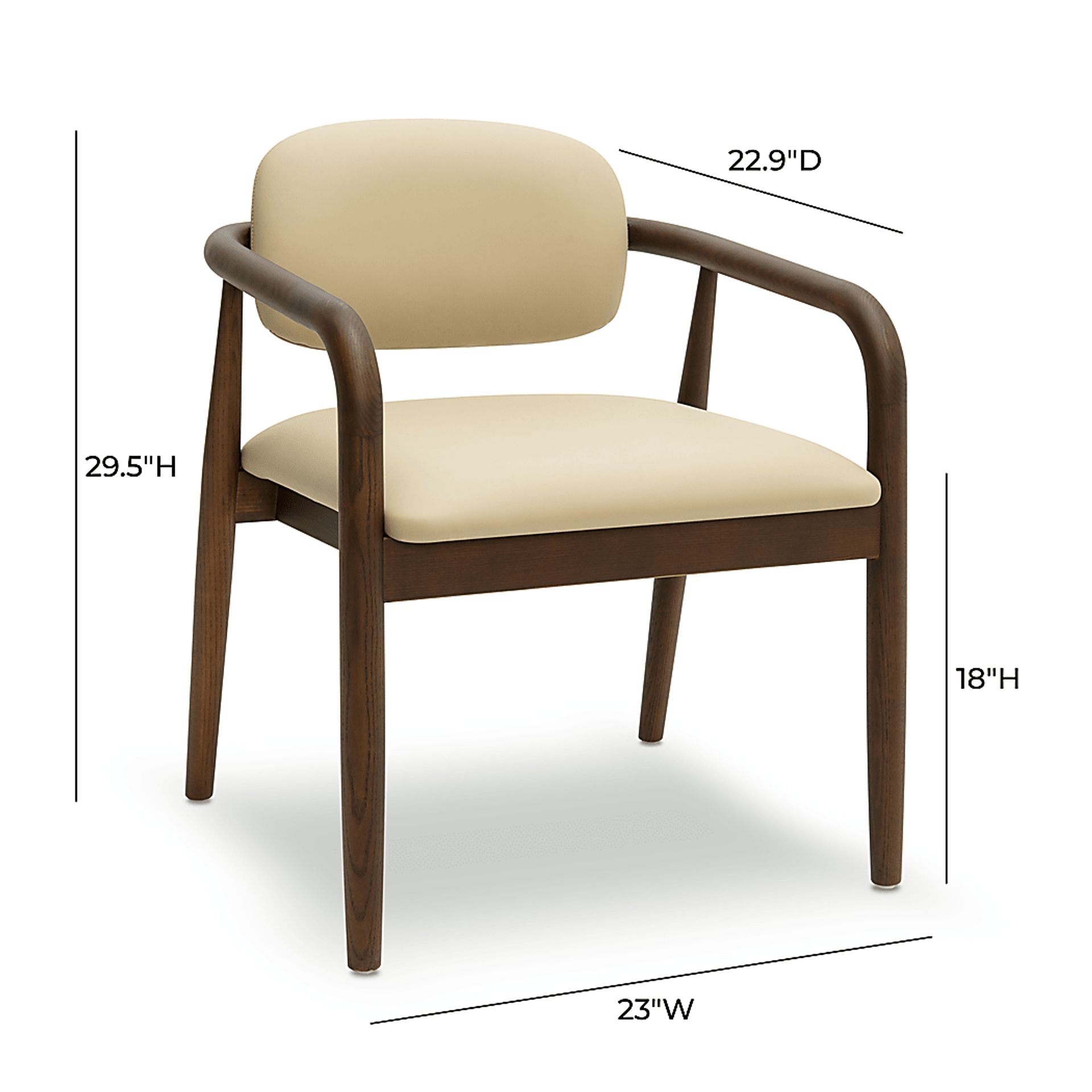 Corbly I Taupe Arm Chair - Image 6