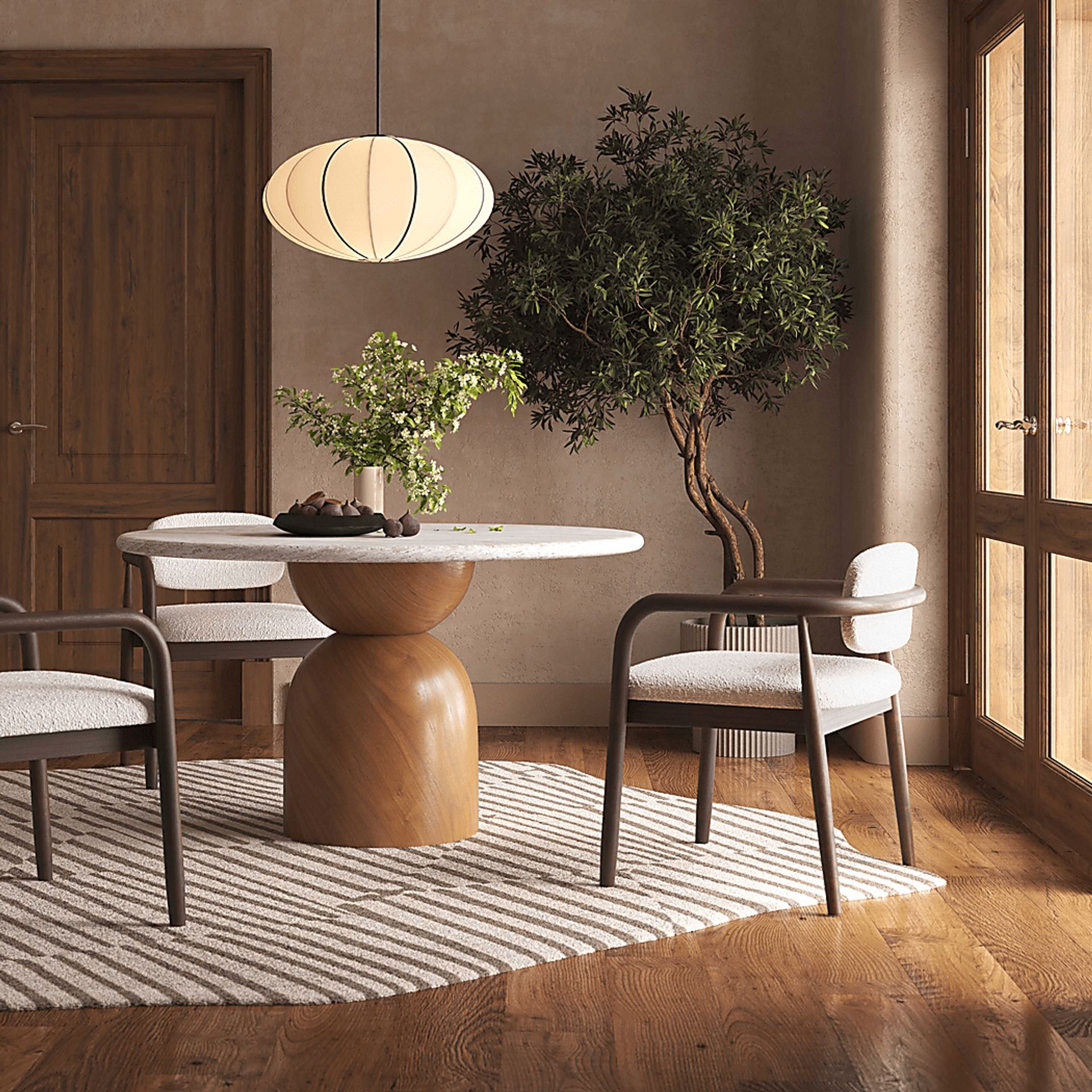 Corbly II Cream Arm Chair - Image 2
