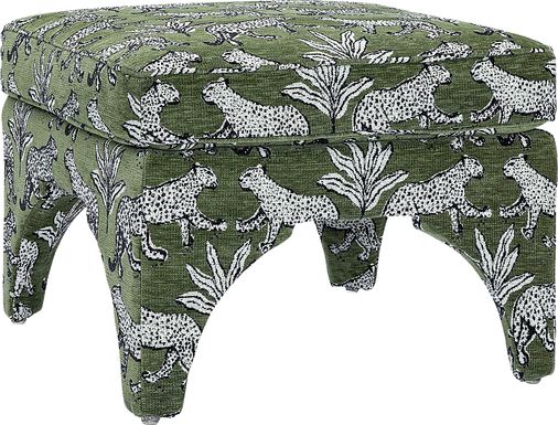 Corboro Green Ottoman