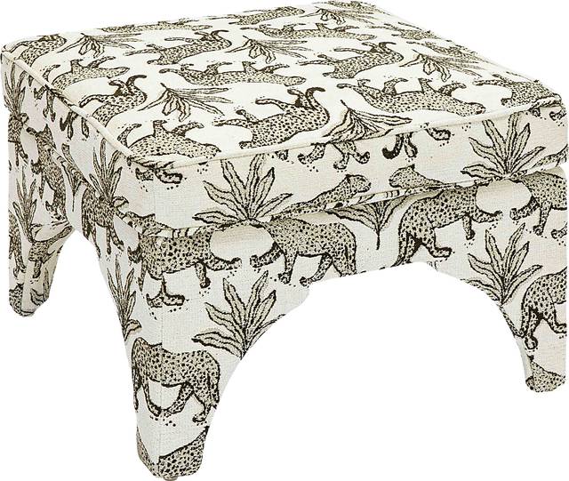 Corboro Taupe Ottoman - Thumbnail - Image 2