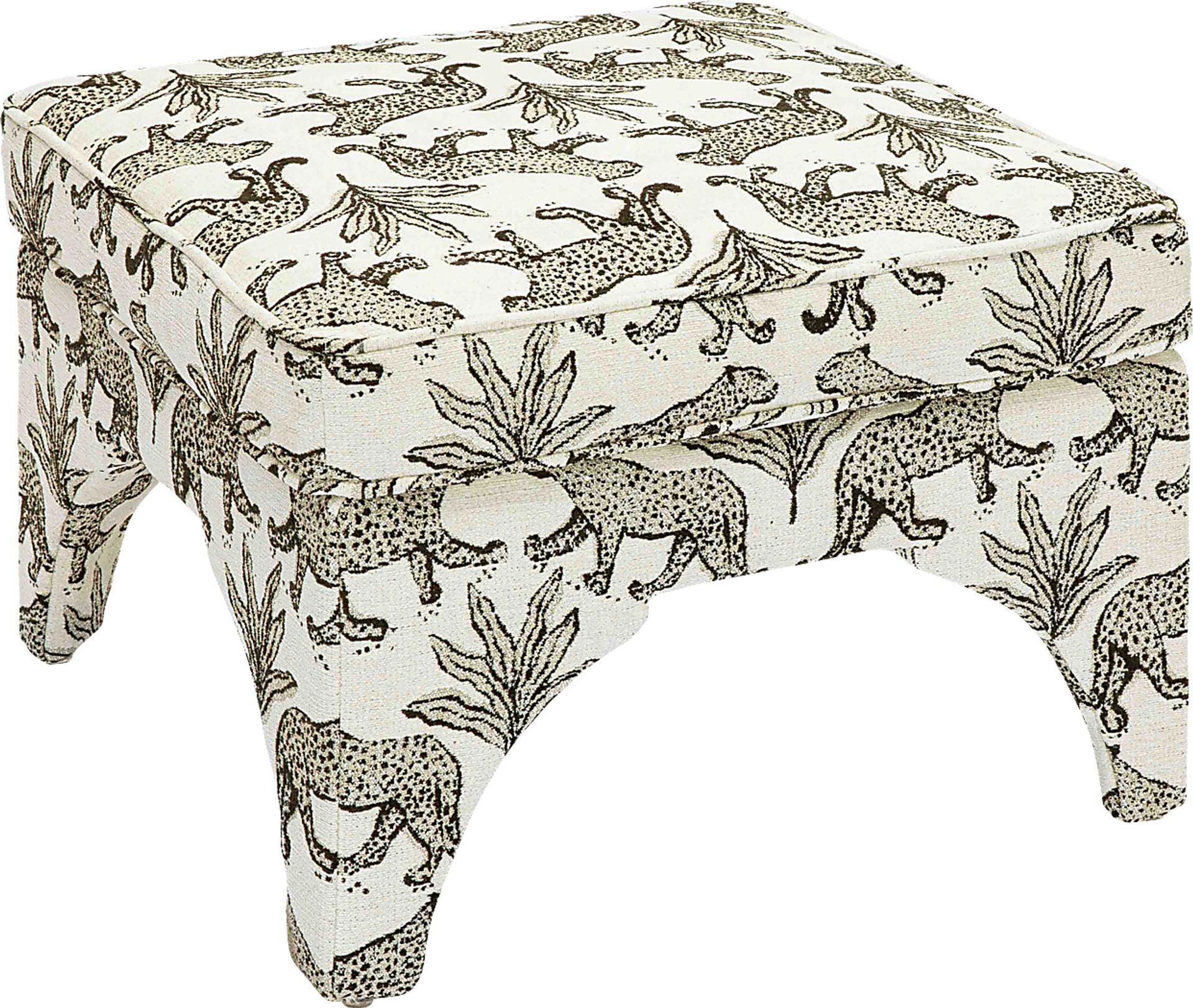 Corboro Taupe Ottoman - Image 2