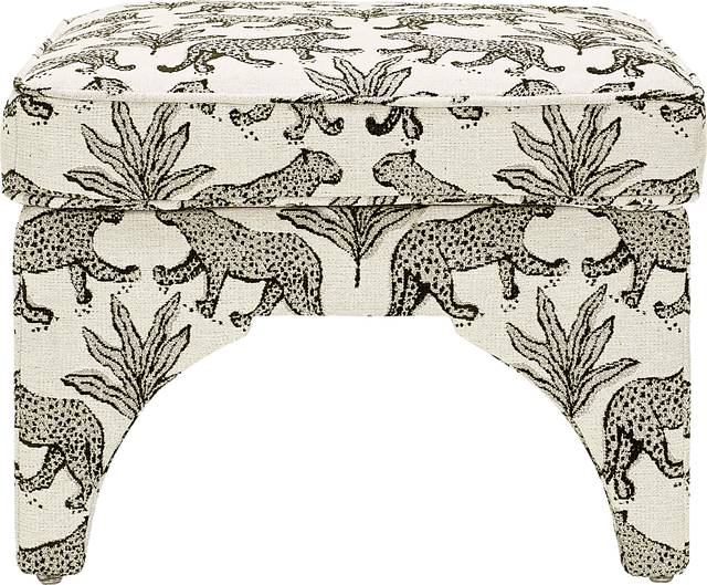 Corboro Taupe Ottoman - Thumbnail - Image 3