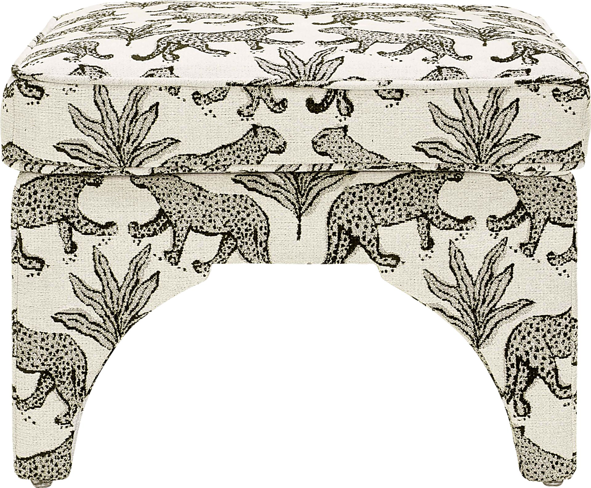 Corboro Taupe Ottoman - Image 3