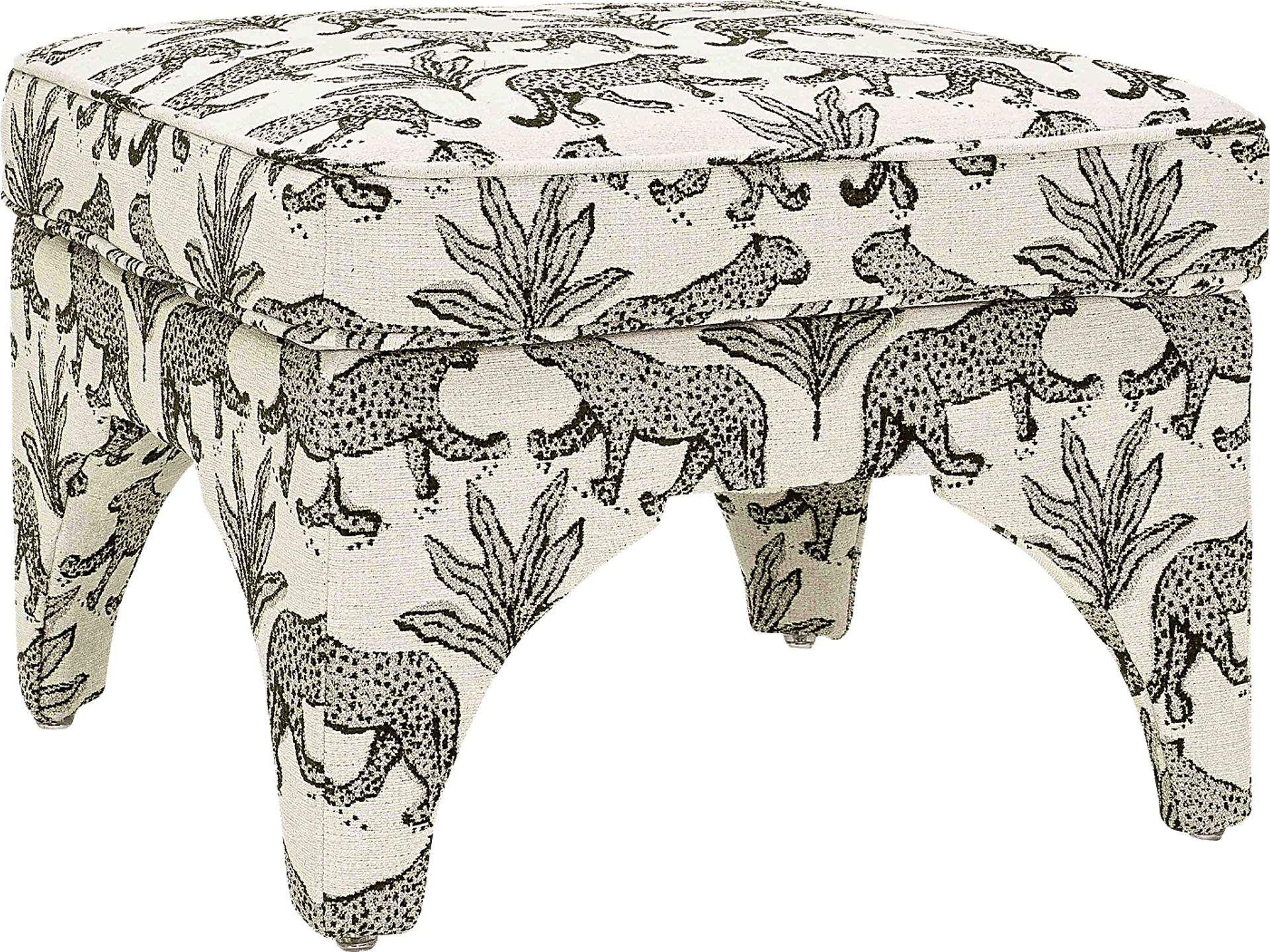 Corboro Taupe Ottoman - Image 1