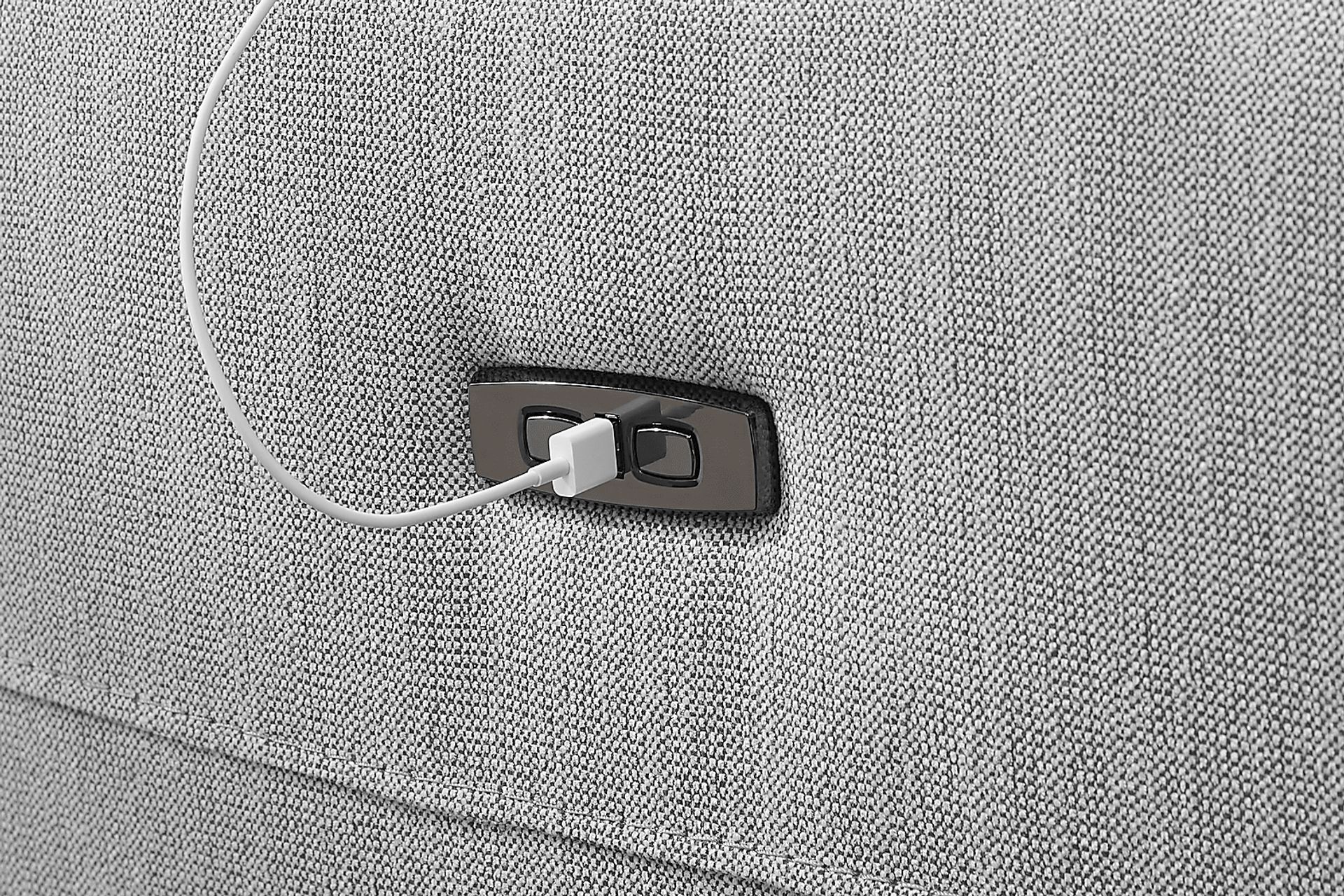 Corby Lane Platinum Dual Power Reclining Sofa - Image 7