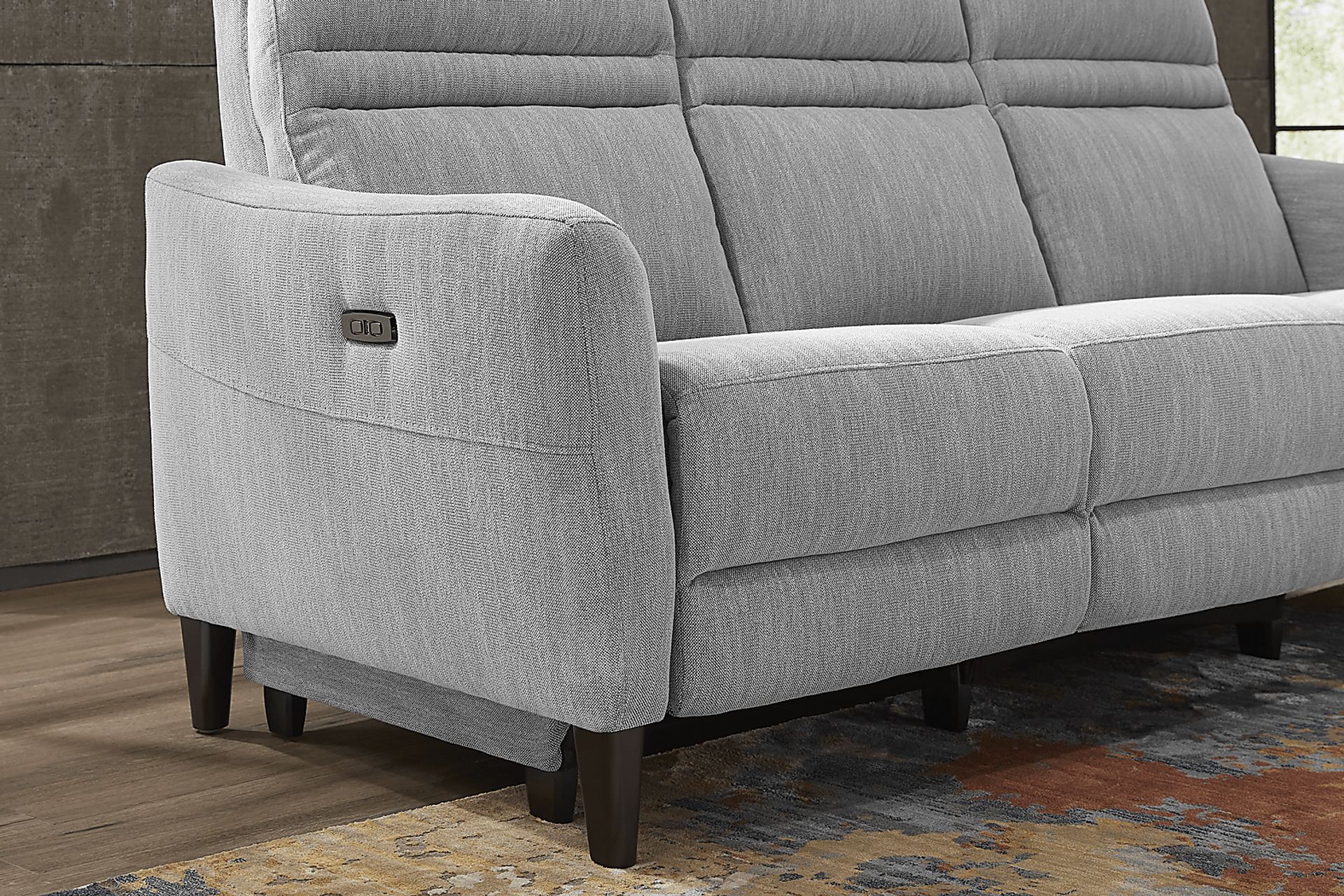 Corby Lane Platinum Dual Power Reclining Sofa - Image 10