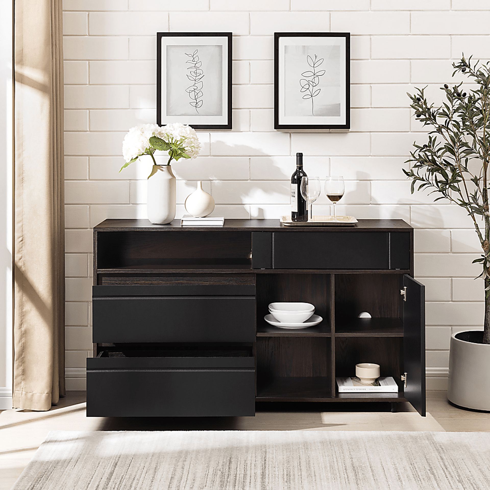 Cordary Espresso Sideboard - Image 4