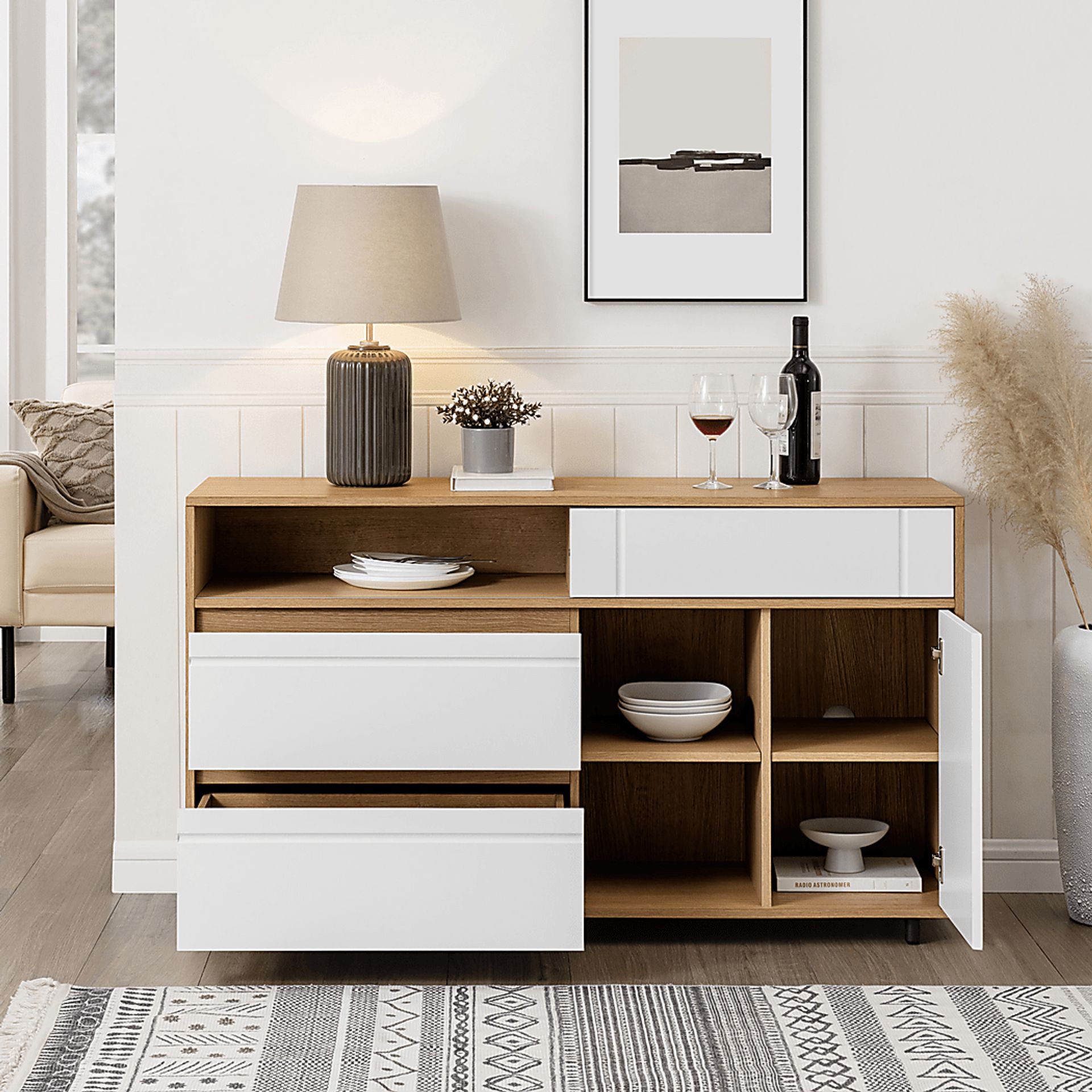 Cordary Oak Sideboard - Image 4