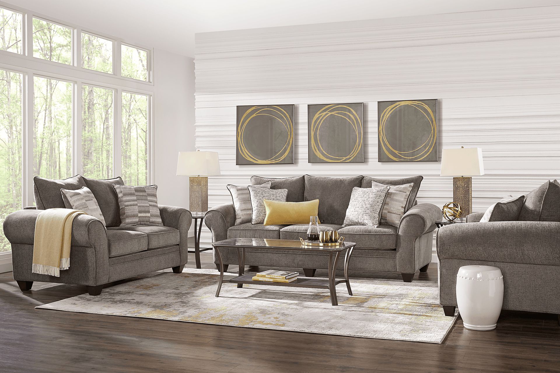 Cordelia Brown Sofa - Image 2