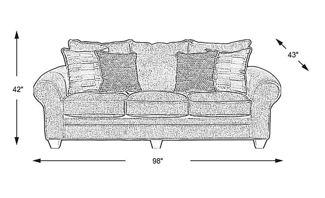 Cordelia Brown Sofa