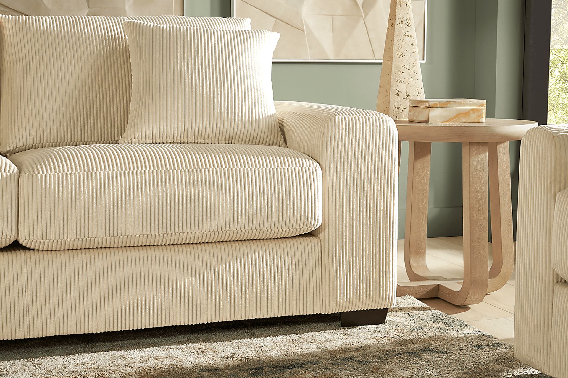 Cordelle Cream 2 Pc Sectional - Image 4