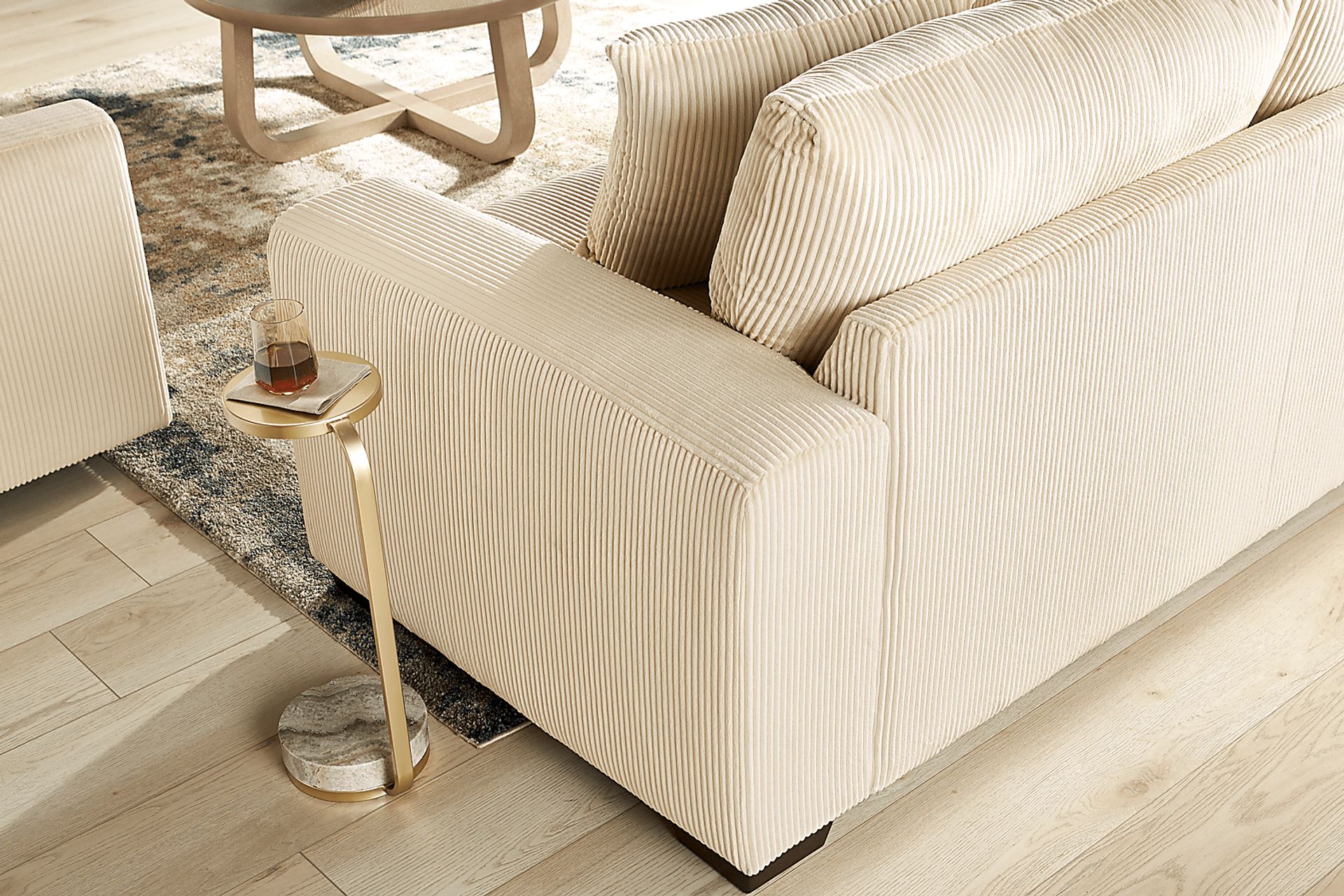 Cordelle Cream 2 Pc Sectional - Image 5