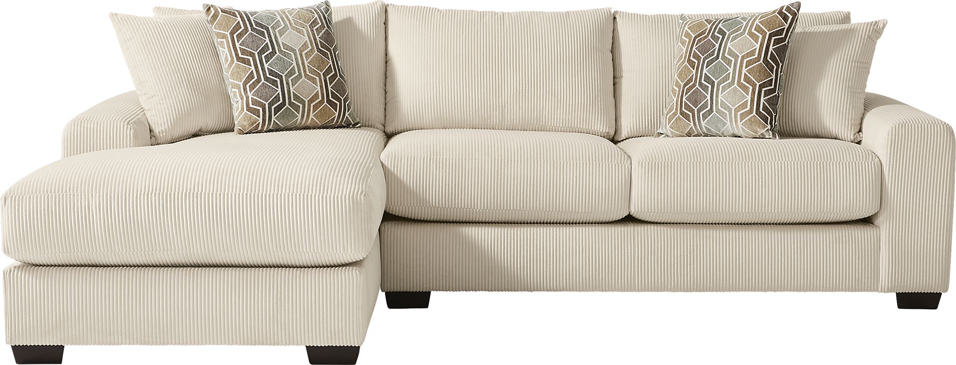 Cordelle Cream 2 Pc Sectional - Image 1