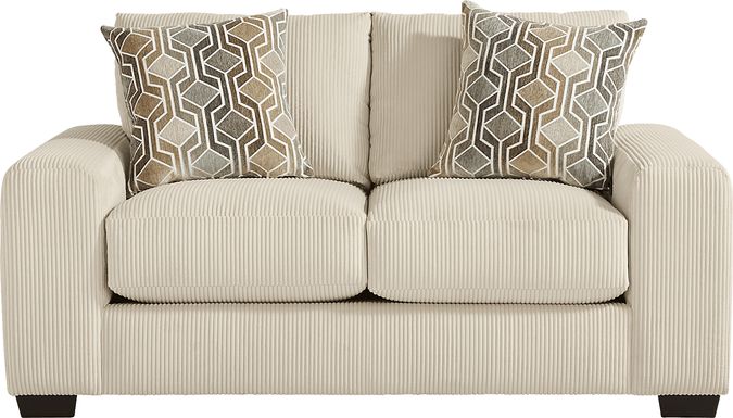 The Challenge Cream Loveseat
