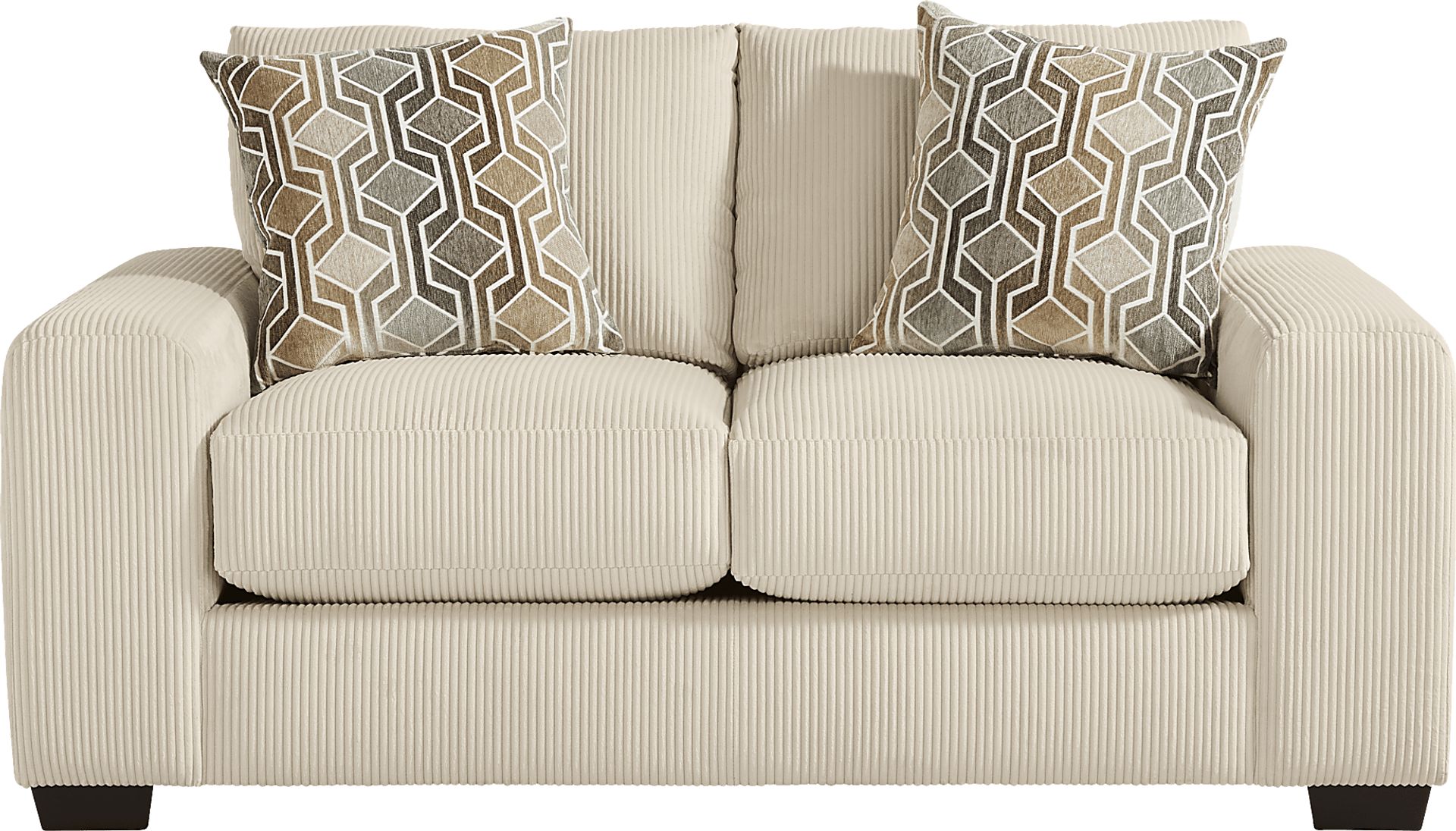 Cordelle Cream Loveseat - Image 1