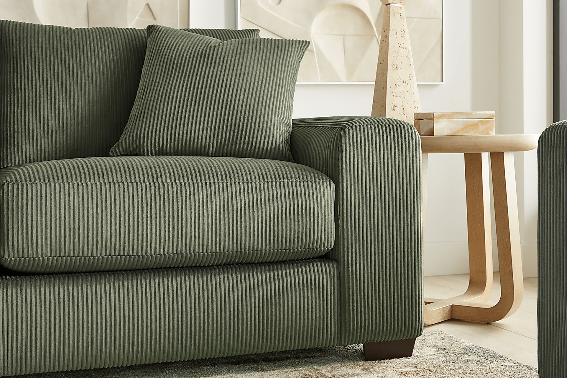 Cordelle Green 2 Pc Sectional - Image 4