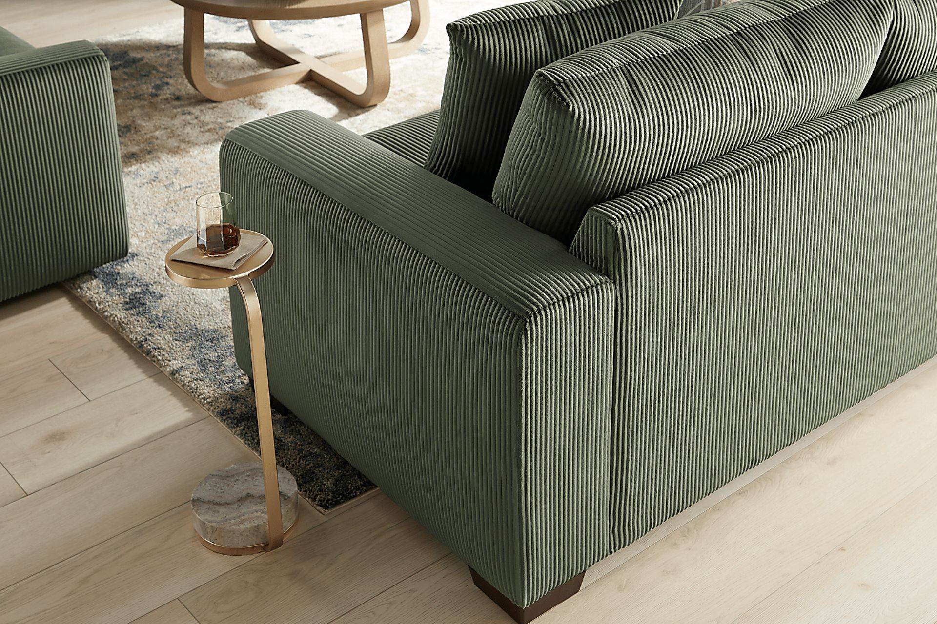 Cordelle Green 2 Pc Sectional - Image 5