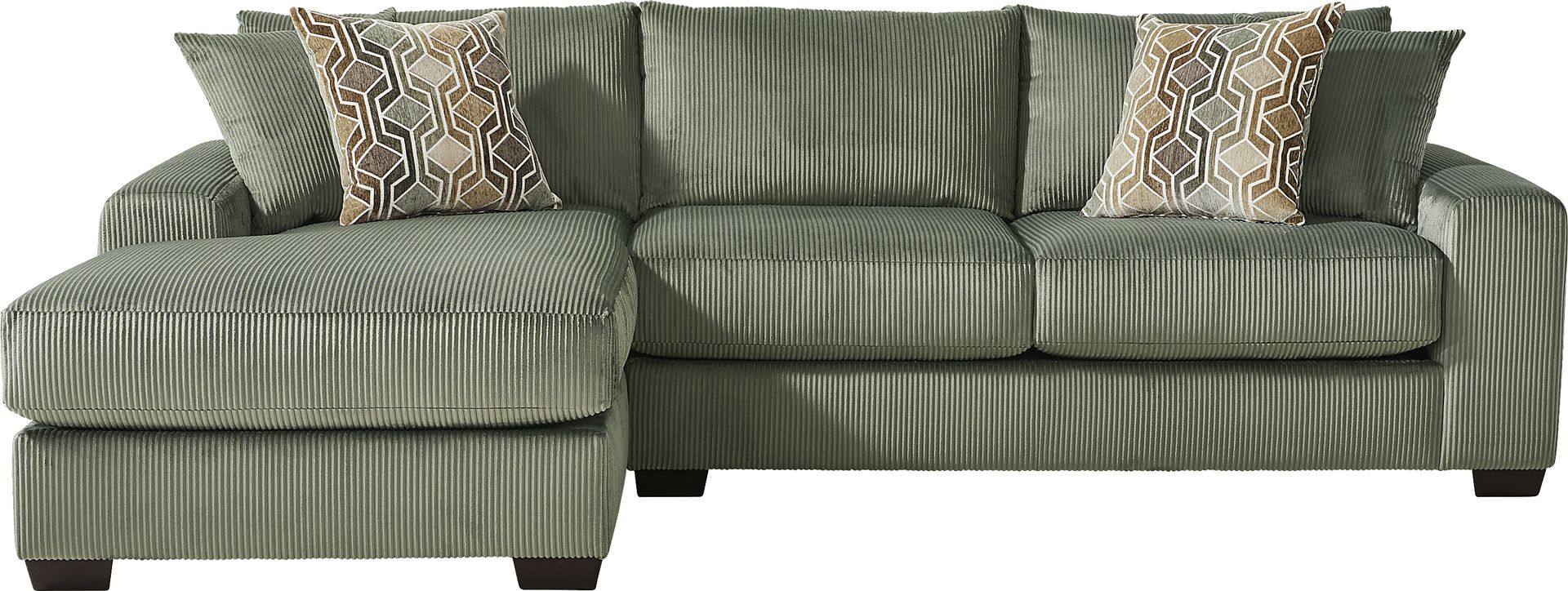 Cordelle Green 2 Pc Sectional - Image 1