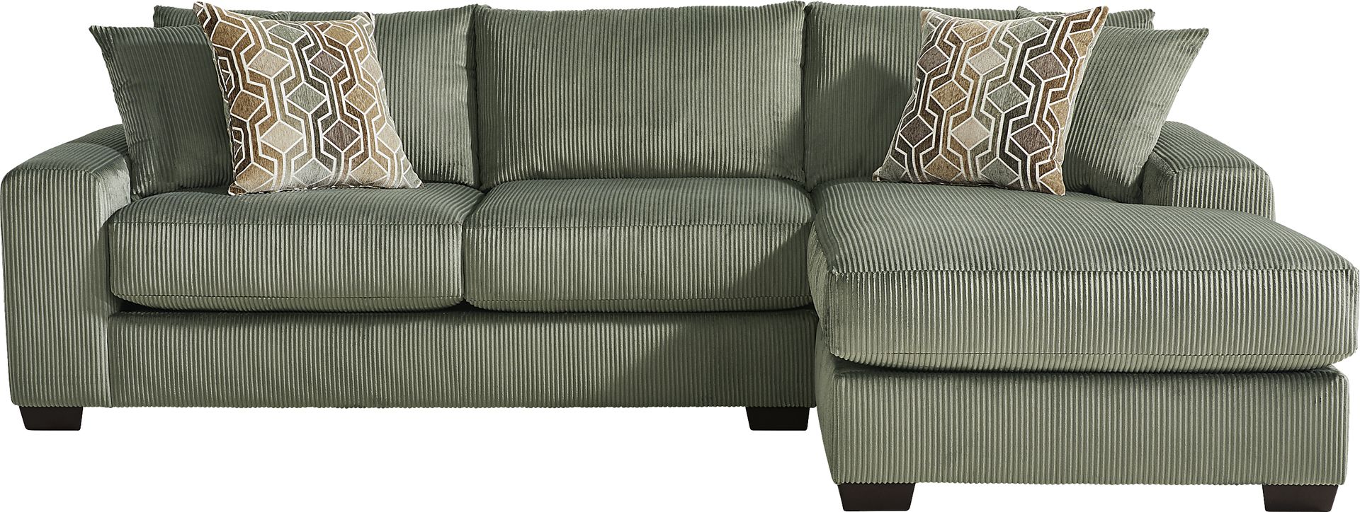 Cordelle Green 2 Pc Sectional - Image 1