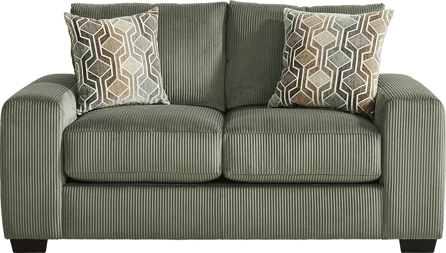 The Challenge Green Loveseat