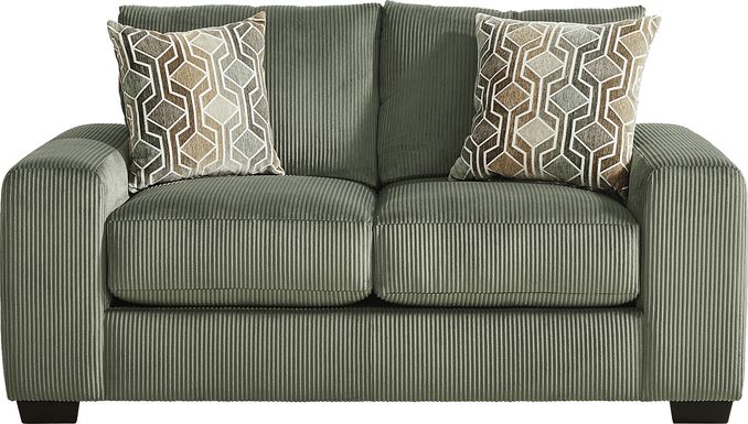 The Challenge Green Loveseat