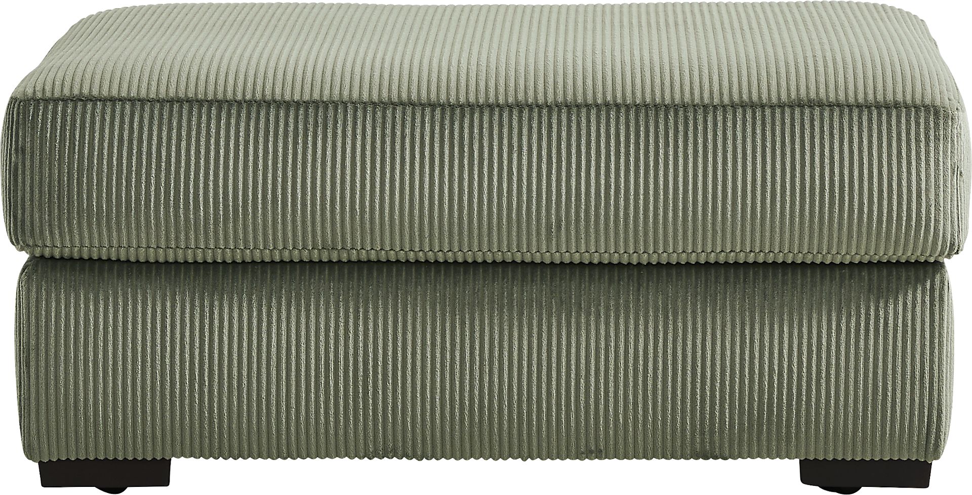 Cordelle Green Ottoman - Image 2