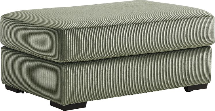 The Challenge Green Ottoman
