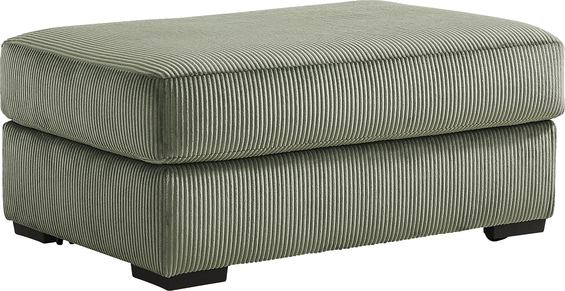 Cordelle Green Ottoman - Image 1