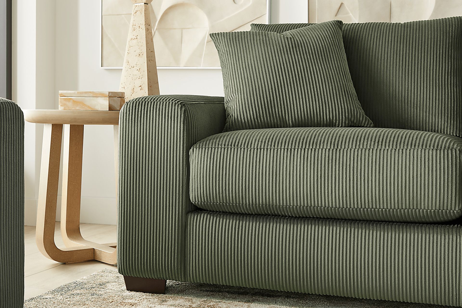 Cordelle Green Sofa - Image 2