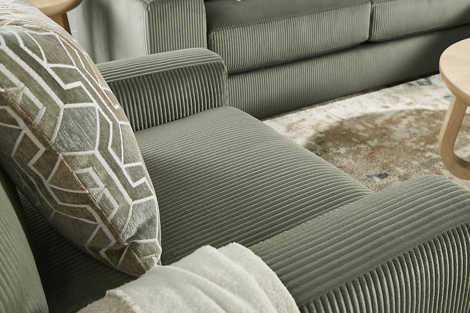 Cordelle Green Swivel Chair - Image 3