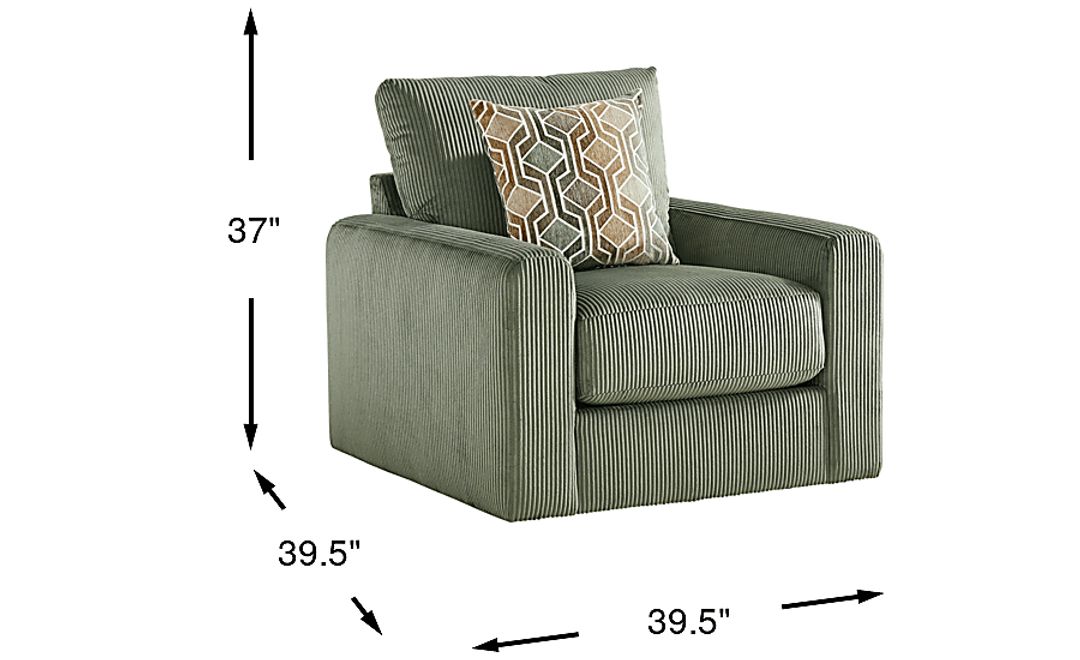 The Challenge Swivel Accent Chair