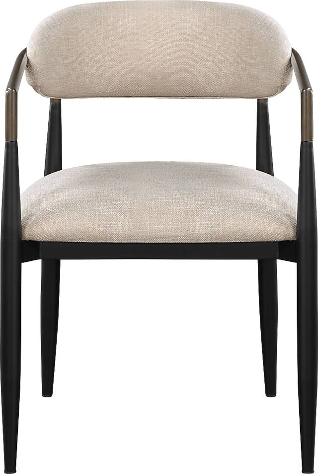 Cordorniz Beige Dining Chair, Set of 2 - Thumbnail - Image 2