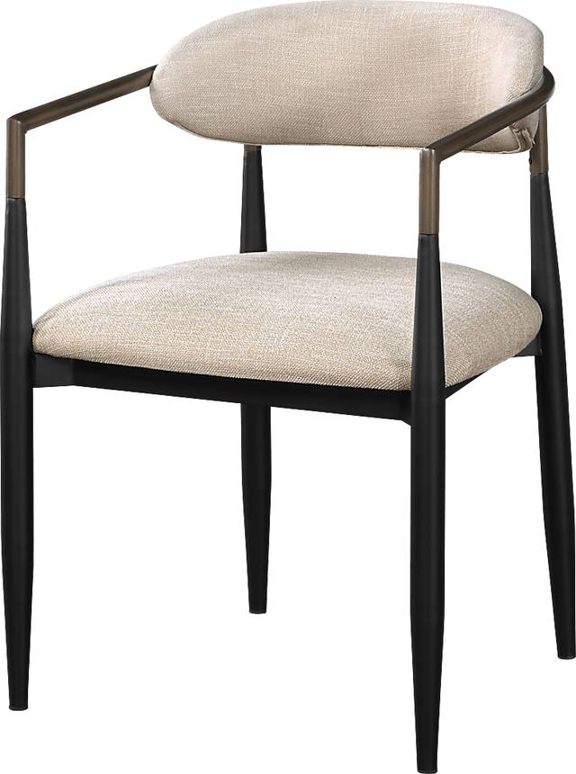 Cordorniz Beige Dining Chair, Set of 2 - Thumbnail - Image 1
