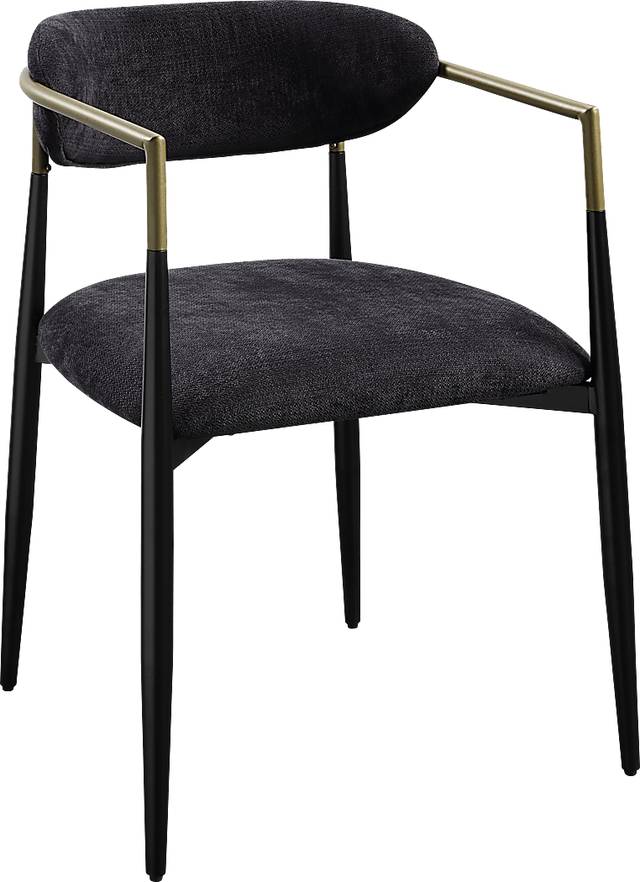 Cordorniz Black Dining Chair, Set of 2 - Thumbnail - Image 1