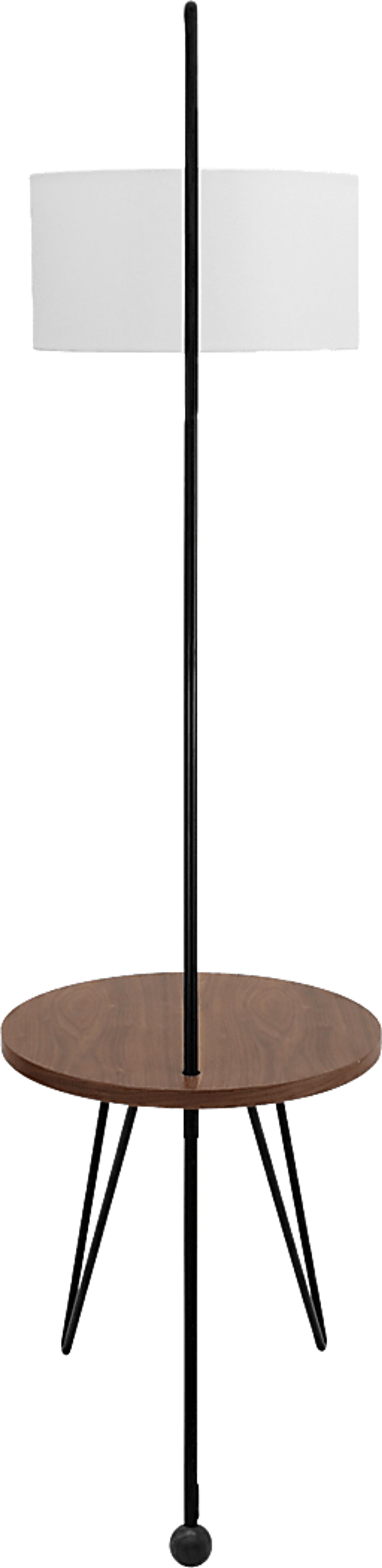Cordusio Walnut Floor Lamp - Image 3