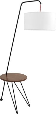 Cordusio Walnut Floor Lamp