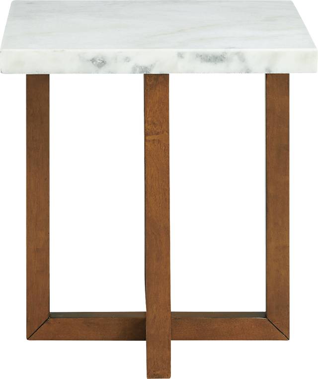 Coregate White End Table - Thumbnail - Image 5
